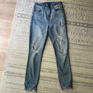 Abercrombie High Rise Super Skinny Ankle Jean size 25
